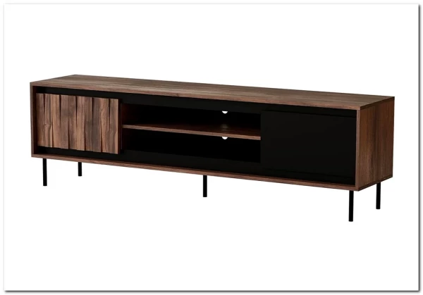 Тумба под телевизор Halmar SWING RTV-1 (орех/черный)} заказать в Курске по цене 28 685 руб. с доставкой в Курск