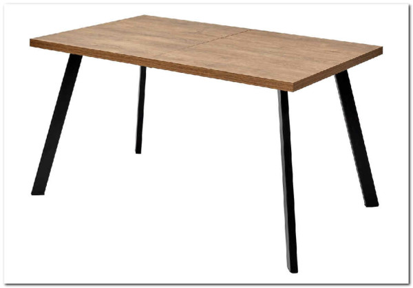 Стол BRICK M 140 Дуб Канзас/ Черный} заказать в Курске по цене 19 320 руб. с доставкой в Курск