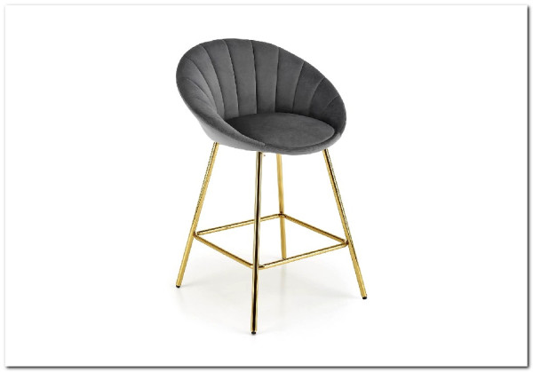 Стул барный Halmar H-112 (серый/золотой)} заказать в Курске по цене 16 522 руб. с доставкой в Курск