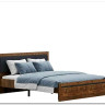 Кровать Када с мягкими элементами LOZ160х200 BRW} заказать в Курске по цене 22 308 руб. с доставкой в Курск