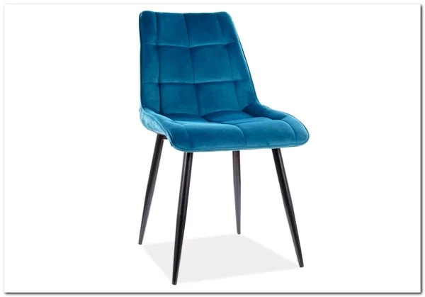 Стул кухонный CHIC VELVET  Signal (бирюзовый/черный)} заказать в Курске по цене 9 962 руб. с доставкой в Курск