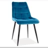 Стул кухонный CHIC VELVET  Signal (бирюзовый/черный)} заказать в Курске по цене 9 962 руб. с доставкой в Курск