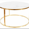 Стол журнальный Signal SABINE эффект белого мрамора/золотой} заказать в Курске по цене 28 979 руб. с доставкой в Курск