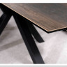 Стол обеденный Signal COLUMBUS Ceramic 160 раскладной (эффект дерева/черный)} заказать в Курске по цене 152 660 руб. с доставкой в Курск