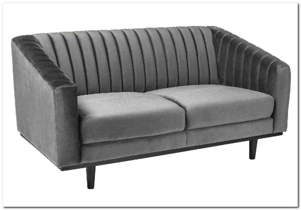 Диван ASPREY 2 Velvet Bluvel 14  Signal (серый)} заказать в Курске по цене 77 733 руб. с доставкой в Курск