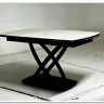 Стол FOGGIA 140 KL-99 Белый мрамор матовый, итальянская керамика/ черный каркас} заказать в Курске по цене 79 840 руб. с доставкой в Курск