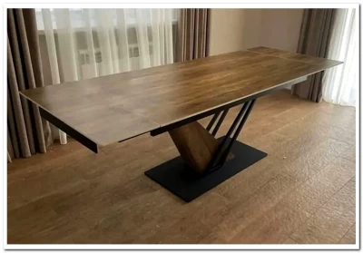 Стол обеденный Signal GENESIS Legno 180 (эффект дерева/дуб/черный)