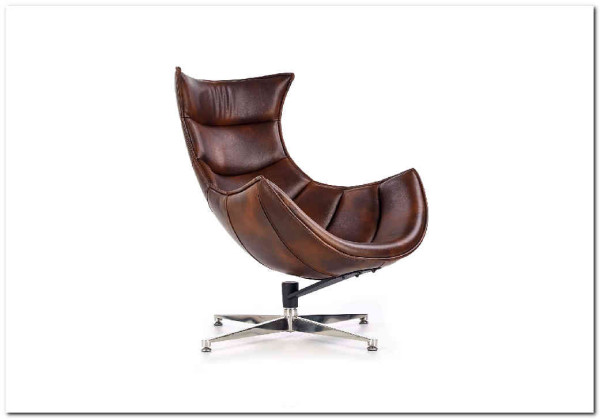 Кресло LUXOR  Halmar (темно-коричневый)} заказать в Курске по цене 80 001 руб. с доставкой в Курск