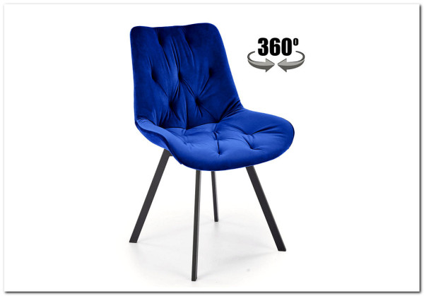 Стул кухонный Halmar K519 (синий/черный)} заказать в Курске по цене 13 624 руб. с доставкой в Курск