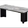 Стол АДАЖИО 240 (320) см MINERAL STONE NATURAL, керамика / Черный каркас} заказать в Курске по цене 123 150 руб. с доставкой в Курск