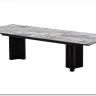 Стол АДАЖИО 240 (320) см MINERAL STONE NATURAL, керамика / Черный каркас} заказать в Курске по цене 123 150 руб. с доставкой в Курск