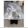 Стол АДАЖИО 240 (320) см MINERAL STONE NATURAL, керамика / Черный каркас} заказать в Курске по цене 123 150 руб. с доставкой в Курск