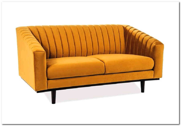 Диван ASPREY 2 Velvet Bluvel 68  Signal (карри)} заказать в Курске по цене 77 733 руб. с доставкой в Курск