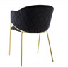 Стул кухонный Signal BONO Velvet Bluvel 19 (черный/золотой)} заказать в Курске по цене 16 001 руб. с доставкой в Курск