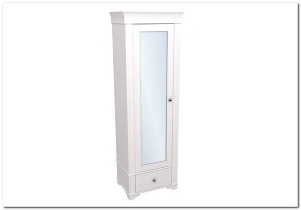 Шкаф 1-дверный с зеркалом  Бейли (массив) купить по цене 32 452 руб. в магазине Другая Мебель в Курске