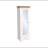 Шкаф 1-дверный с зеркалом  Бейли (массив) купить по цене 29 977 руб. в магазине Другая Мебель в Курске