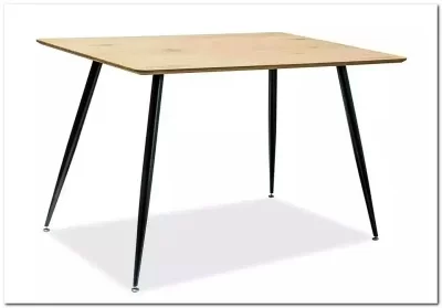 Стол обеденный Signal REMUS 120 дуб/черный